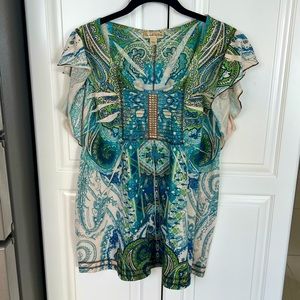 🔴 Live and let live multicolor women’s top size large